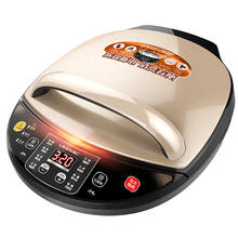 Máquina de crepe elétrica de disco duplo, máquina multifuncional para assar crepes, panquecas, pizza, churrasco, aquecedor de frigideira antiaderente 2024 - compre barato