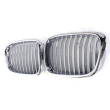 2pcs Car Racing Grills Front Kidney Grille Grill Chrome For BMW E39 5 Series 525i 530i 540i 1995-2004 2024 - buy cheap