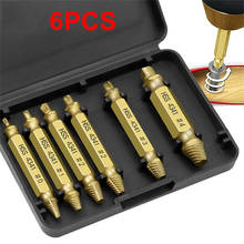 6Pcs HSS Titanium Coated Damaged Screw Extractor Speed Out Drill Bits Removal Broken Bolt Remover 2024 - buy cheap