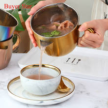 1000ML Stainless Steel Gravy Oil Soup Fat Separator Bowl with  Anti-hot handle Grease Oiler Filter Strainer Cooking Pot tablewar 2024 - buy cheap