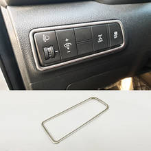 For Hyundai Tucson 2015 2016 2017 2018 2019 2020 Stainless steel LHD Car Headlamps Adjustment Switch Cover Trim Car Styling 1pcs 2024 - buy cheap