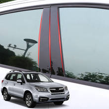 Adesivo de corte para janela de carro subaru forester sj sk 2012-2020, acessório externo, estilo de carro, em pvc 2024 - compre barato