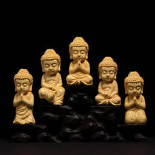 Деревянная статуя Будды Шакьямуни, Будда, резьба по дереву, деревянные украшения, рабочее искусство 2024 - купить недорого