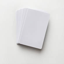 Cartão de pvc para impressão em branco, 100 peças/alta qualidade, 0.76mm, para cartão de memória/cartão de id impresso pela epson ou canon 2024 - compre barato