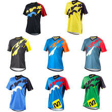 Esporte camisa de ciclismo mtb motocross mountain bike roupas masculino downhill t camisa offroad roupas da bicicleta dh vestido enduro 2024 - compre barato