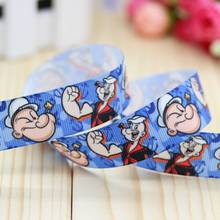 DHK 7/8'' 5yards Popeye printed grosgrain ribbon hair bow diy party decoration OEM Wholesale 22mm E729 2024 - buy cheap