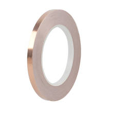 2 Pcs/ 5MM X30M Copper Foil Tape Adhesive Copper Tape Shield Tape Single Conductive Film COPPER FOIL TAPE Strap 2024 - buy cheap