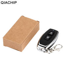 Qiachip 433mhz rf controle remoto código de aprendizagem 1527 ev1527 para portão garagem porta controlador alarme chave 433mhz incluído bateria 2024 - compre barato