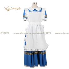 Disfraz de Alicia en el país de los corazones, uniforme de Alice Liddell, Cosplay, personalizado 2024 - compra barato