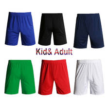 Solid Football Training Shorts Mens, Kids Summer Bottoms Running Basketball Soccer Shorts Tennis Badminton Sports Shorts 3XS-3XL 2024 - buy cheap