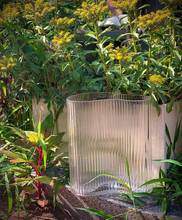 Прозрачная стеклянная ваза для европейского креативного геометрического домашнего декора, Гидропонные вазы для гостиной, цветы для гостиной 2024 - купить недорого