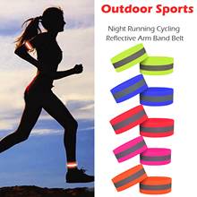 Reflective Armband Belt Strap For Outdoor Sports Night Running Cycling Arm Belt Riding Jogging Safety Armband Belt Strap Sports 2024 - buy cheap