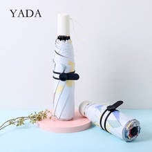 YADA New Fashion Lovely Cloud Pattern 3-Folding Umbrella Women UV Rainproof Umbrella Parasol Rain Sun Light Umbrellas YD200222 2024 - buy cheap