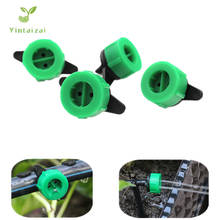 200PCS 2-Holes Plastic Drip Emitter Green Dripper Flow Adjustable Sprinkler Watering And Gardening Irrigation 2024 - buy cheap