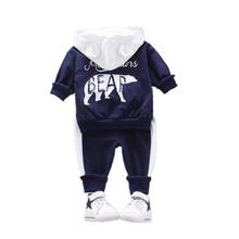 Spring Autumn Children Baby Girl Boys Cotton Clothes Suits Infant Sports Hooded Sweatshirt Pants 2pcs/Set Kids Casual Tracksuits 2024 - buy cheap