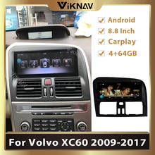 Central multimídia automotiva para volvo 2008-2014, 2 din, 8 polegadas, som estéreo, rádio automotivo, reprodutor de dvd, navegação gps e android 2024 - compre barato