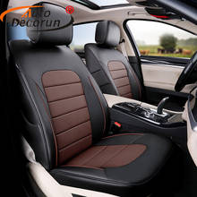 AutoDecorun custom cover seat leather for Jeep Grand Cherokee car seat covers set 2011 accessories car cushion support protector 2024 - buy cheap