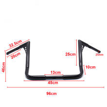 Широкие тяги для мотоцикла, подвесная лента на руль мотоцикла, 16 дюймов, 1-1/4 дюйма, для Harley Sportster Touring Dyna FLHT 2024 - купить недорого