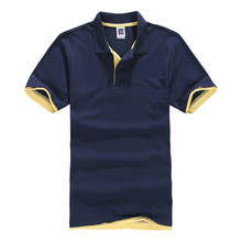 Размера плюс XS-3XL мужская рубашка-поло для мужчин, дизайнерская мужская хлопковая рубашка-поло с коротким рукавом, брендовые футболки, мужские рубашки-поло для гольфа 2024 - купить недорого