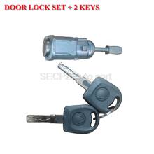 Cartucho de cilindro de cerradura de puerta frontal con 2 llaves para VW BORA, GOLF 97-06 1U0837168 1U0837167E 6Q4837167E 2024 - compra barato
