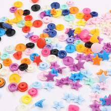 10Sets(40pcs) 12MM Plastic Snap Buttons Star Shape T5 Snap Fastener For Baby Clothes Press Buckle Diy Crafts Garment Accessories 2024 - buy cheap