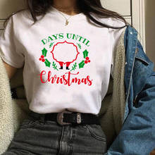 Womens Printed Snowflake Winter Holidays Merry Christmas New Year T-shirt Female T Tee Shirt Camisas Mujer Tshirt Women Tops 2024 - buy cheap