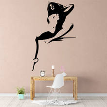 Sexy Style Banksy Girl Wall Art Decal Decoration Fashion Sticker For Living Rooms Waterproof Wall Art Decal 2024 - buy cheap