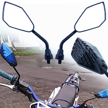 Universial 10mm Motorcycle Mirrors Motorbike Rearview Black Side Mirrors for Honda Suzuki Yamaha Kawasaki Scooter Ducati 2024 - buy cheap