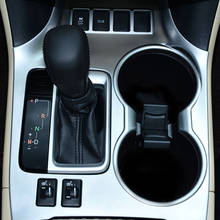 Gear Shift Knob Frame Panel Cover ABS Matte/ carbon Fibre 2014-2018 for Toyota Highlander Kluger Accessories Trim  2024 - buy cheap