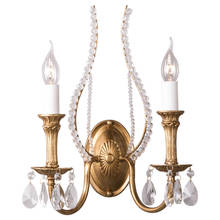 crystal bead wall sconce french antique light bedside headboard bedroom luxury wall light for home decor 2024 - buy cheap