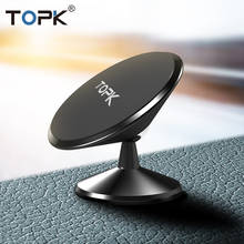 TOPK Magnetic Car Phone Holder Universal Phone Stand for Mobile Phone Magnet Air Vent Mount Support telephone GPS Car Holder 2024 - buy cheap