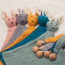1 комплект, детский треугольный шарф, хлопковые нагрудники, нагрудник с рисунком кролика, сплошной цвет, Одежда для младенцев, слюнявчик, полотенце для кормления, подарки на день рождения 2024 - купить недорого