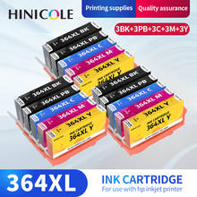 Hinicool-cartucho de tinta para impresora HP364, recambio de tinta Compatible con 364 XL, hp 3070A, 3520, 3522, 4620, 4622, 5511, 5512, 5514, 5515, 5520, 5522, 5524 2024 - compra barato