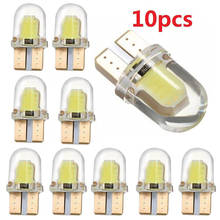 10Pcs White Silicone Shell 3W COB LED Lights Car Width Light T10 Door light 2024 - buy cheap