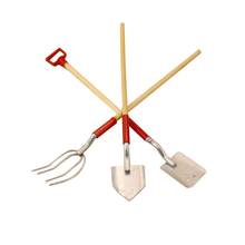 3Pcs/Set Miniature Hoe Shovel Rake Dollhouse Garden Decoration Simulation Model New Arrival Mini 2024 - buy cheap