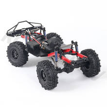 1:10 RC Car 275mm Wheelbase Assembled Frame Chassis with Wheels for 1/10 RC Crawler MST TF2 SCX10 D90 2024 - buy cheap