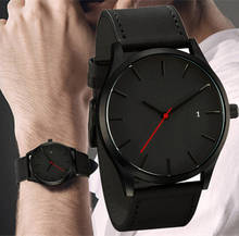 2019 Men Quartz Watch Relogio Masculino Military Sport Wristwatch Leather Strap Mens Reloj Complete Calendar Watches Homme Saati 2024 - buy cheap