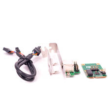 Mini PCIe Gigabit Ethernet Сетевая карта для Mini ITX mini PCI-e к порту RJ45 адаптер 10/100/1000 Base-T сетевой LAN контроллер 2024 - купить недорого