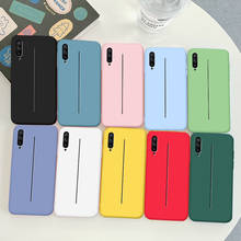 Funda de silicona TPU suave para Vivo iqoo, carcasa Simple de colores Macaron, negra, funda trasera del teléfono 2024 - compra barato