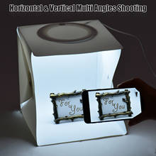 Andoer 22*23*24cm Foldable Studio Light Box 5500K White Light Brightness Adjustable LED Photo Photography Shooting Tent Softbox 2024 - buy cheap