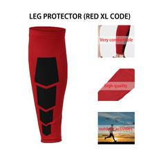 Tsai 1 pçs futebol basquete esporte da bicicleta bezerro perna cinta suporte estiramento manga compressão exercício leggings unisex 2024 - compre barato
