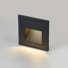 3WRetro Recessed LED Stair Light 85-265V LED Wall Sconce Lighting In Step Lamp Stairway Footlight Lamps 2024 - buy cheap