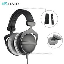 Cojín de auriculares para Beyerdynamic DT770 DT880 DT990 Pro, cubierta de parachoques, Copas de repuesto, almohadillas para los oídos, funda de almohada 2024 - compra barato