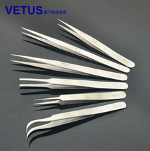 500pcs Stainless Steel Industrial Anti-static Tweezers watchmaker Repair Tool eyelash tweezers beauty 2024 - buy cheap