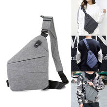 Casual Crossbody Chest Bag Sling Shoulder Women Men's Bag Adjustable Strap Lightweight Thin Male Bags Daypack for Travel Sport 2024 - buy cheap