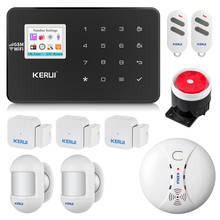 KERUI W18 WiFi GSM Wireless burglar alarm Home Security Alarm System Android IOS APP Control dial SMS Protection house 2024 - buy cheap