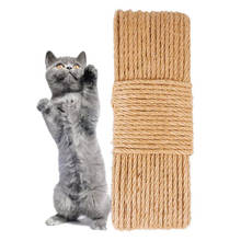 Cuerda de árbol para gato, juguete de pilar para rascar, reemplazo de marco de escalada para gato, cuerda trenzada, patas de escritorio, cordón de encuadernación 2024 - compra barato