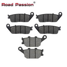 Road Passion-pastillas de freno delanteras y traseras para motocicleta, para HONDA VT1100 VT 1100 Shadow 95-07 VT1300 10-15 VTX1300 03-13 VRX400 CBF500 2024 - compra barato