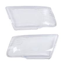 Pantalla transparente para faros delanteros, cubierta de cristal para MITSUBISHI Pajero V73 V75 V77 03-11 2024 - compra barato