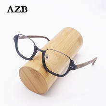 Optical Wood Glasses Frame Men Clear Lenses Glasses Computer Protection Myopia Prescription Retro Spectacles Eyeglasses Frames 2024 - buy cheap